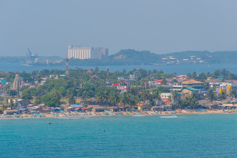 Cityscape of in Sri Lanka Stock Image Image of town
