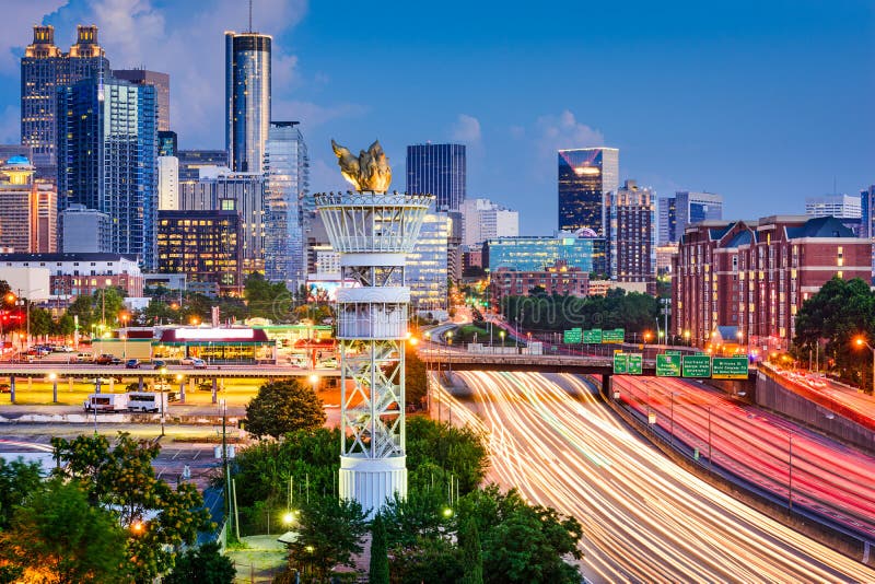 Cityscape van Atlanta Georgië