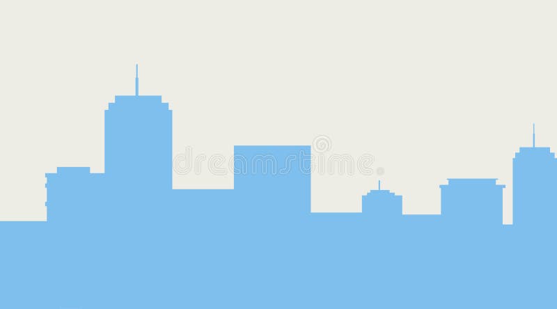 Cityscape van de gebouwenmetropool silhouet royalty-vrije illustratie Cityscape van de gebouwenmetropool silhouet royalty-vrije illustratie
