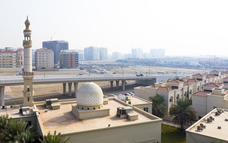 Cityscape van Doubai, Verenigde Arabische Emiraten royalty-vrije stock afbeeldingen Cityscape van Doubai, Verenigde Arabische Emiraten royalty-vrije stock afbeeldingen