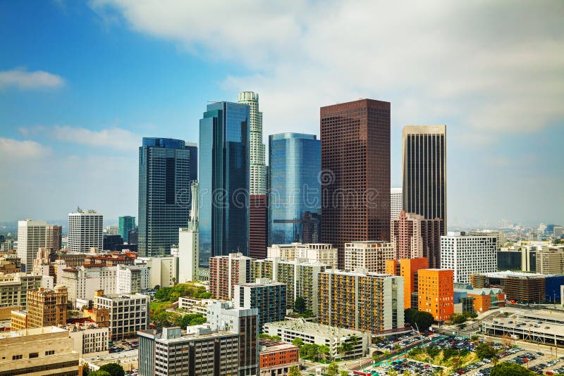 Cityscape van Los Angeles royalty-vrije stock foto Cityscape van Los Angeles royalty-vrije stock foto