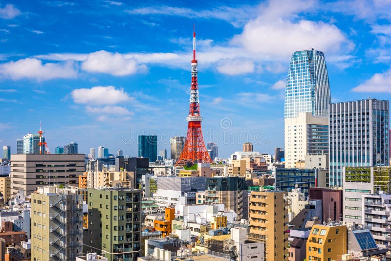 Cityscape van Tokyo Japan