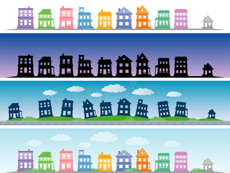 Ciudad ilustración del vector