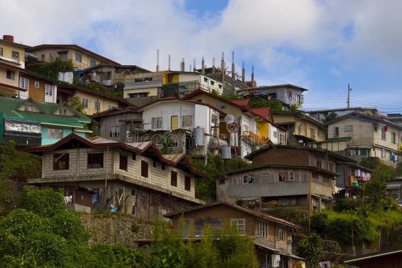 Residental structures on the hil tops of Baguio Cuty, Philippines. Residental structures on the hil tops of Baguio Cuty, Philippines