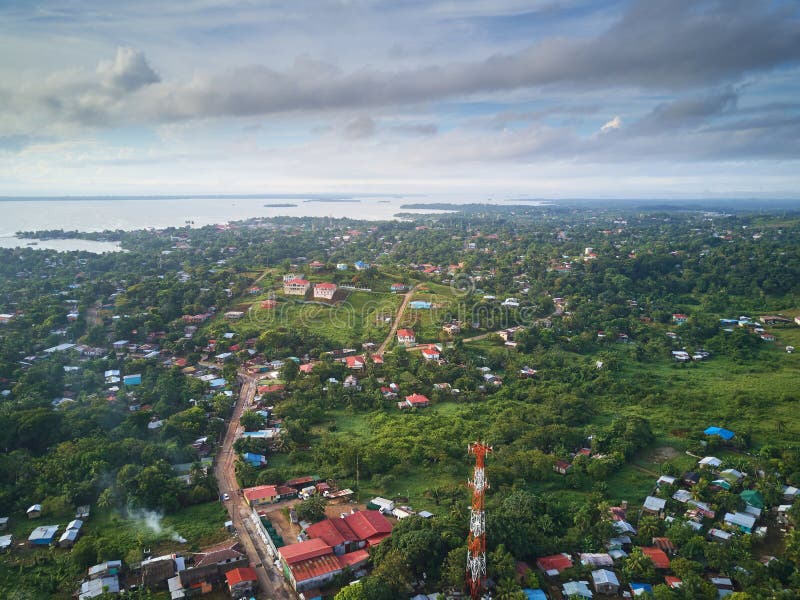 Ciudad De Bluefields En Nicaragua Foto de archivo Imagen de océano, tropical 125708186