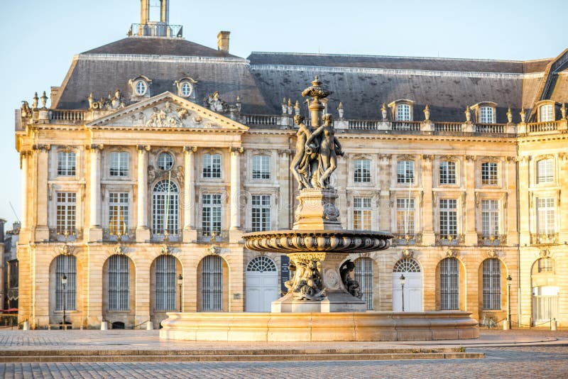 Ciudad de Burdeos en Francia imagen de archivo libre de regalías