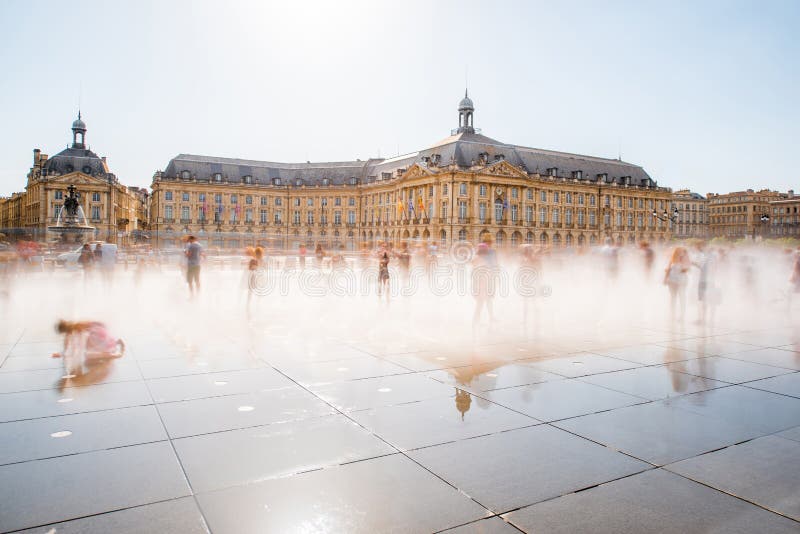 Ciudad de Burdeos en Francia fotografía de archivo libre de regalías