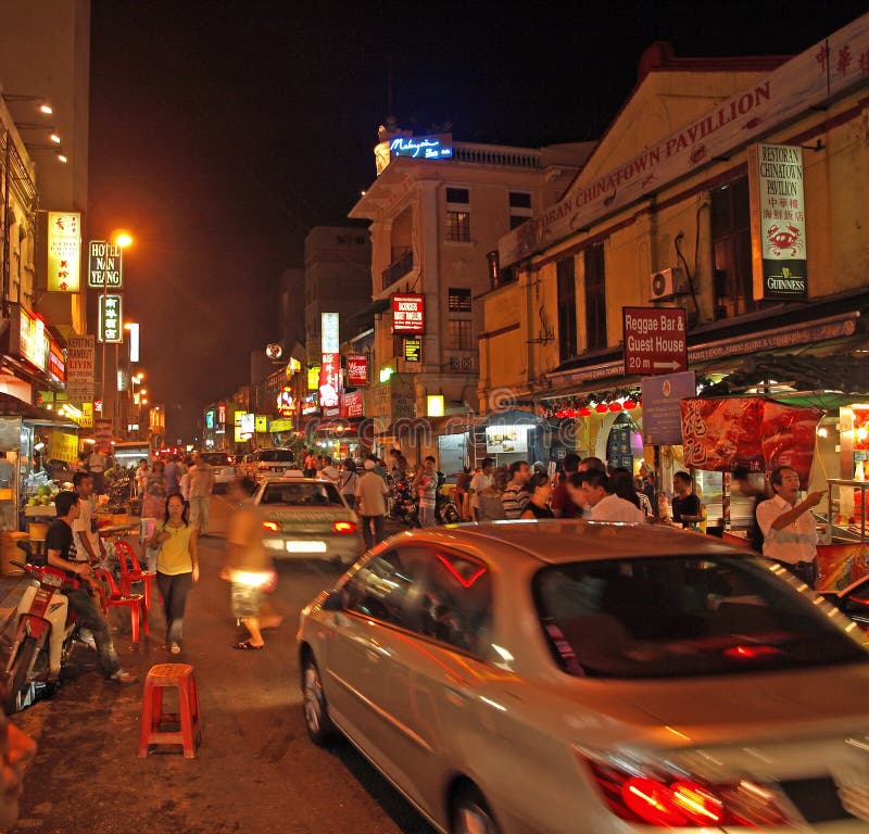 Ciudad de China en Kuala Lumpur fotos de archivo