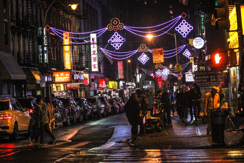 Ciudad de China, Nueva York foto de archivo libre de regalías