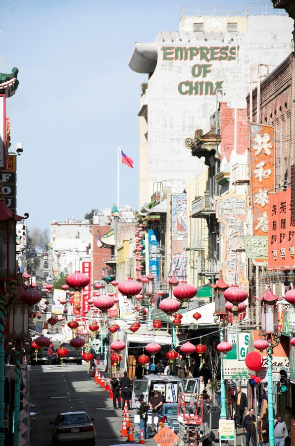 Ciudad de China, San Francisco fotos de archivo
