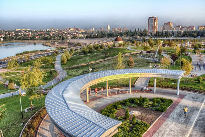 Ciudad de Donetsk, Ucrania foto de archivo Ciudad de Donetsk, Ucrania foto de archivo
