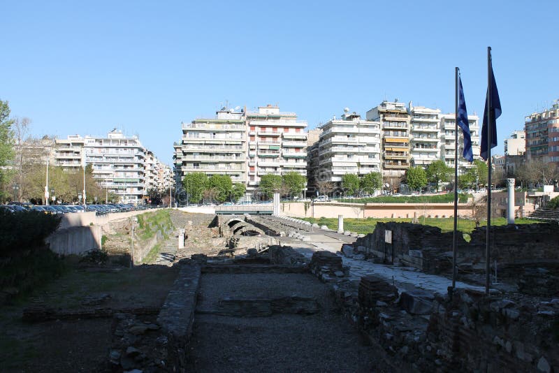 Ciudad de SALÓNICA en Grecia SALÓNICA foto de archivo Ciudad de SALÓNICA en Grecia SALÓNICA foto de archivo