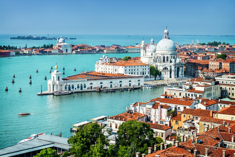 Ciudad de Venecia en Italia