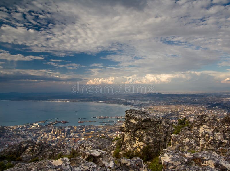 Cape Town From Table Mountain. Cape Town From Table Mountain