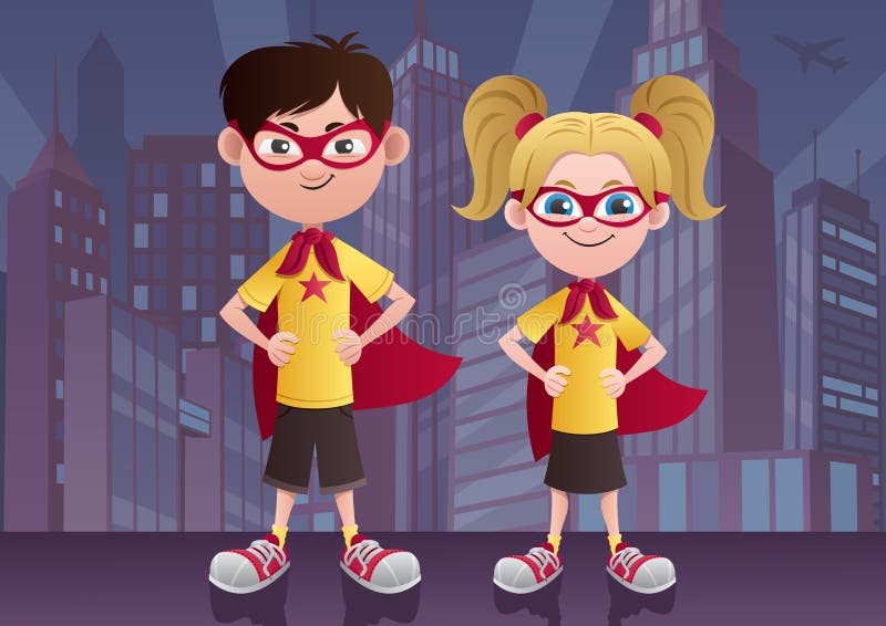 Ciudad estupenda de los niños libre illustration Ciudad estupenda de los niños libre illustration