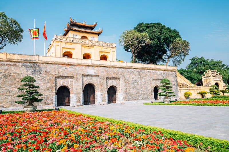 Ciudad imperial larga de Thang en Hanoi, Vietnam fotografía de archivo libre de regalías Ciudad imperial larga de Thang en Hanoi, Vietnam fotografía de archivo libre de regalías