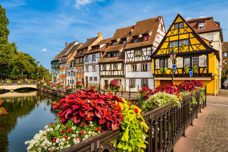 Ciudad vieja de Colmar, Alsacia, Francia