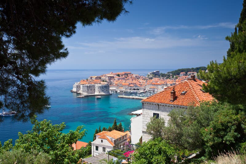 Ciudad vieja de Dubrovnik fotografía de archivo Ciudad vieja de Dubrovnik fotografía de archivo
