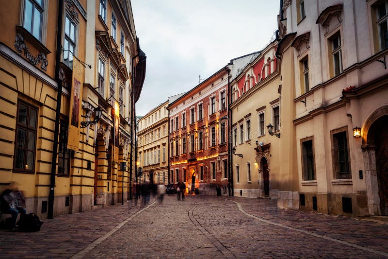 Ciudad vieja de Kraków foto de archivo libre de regalías Ciudad vieja de Kraków foto de archivo libre de regalías