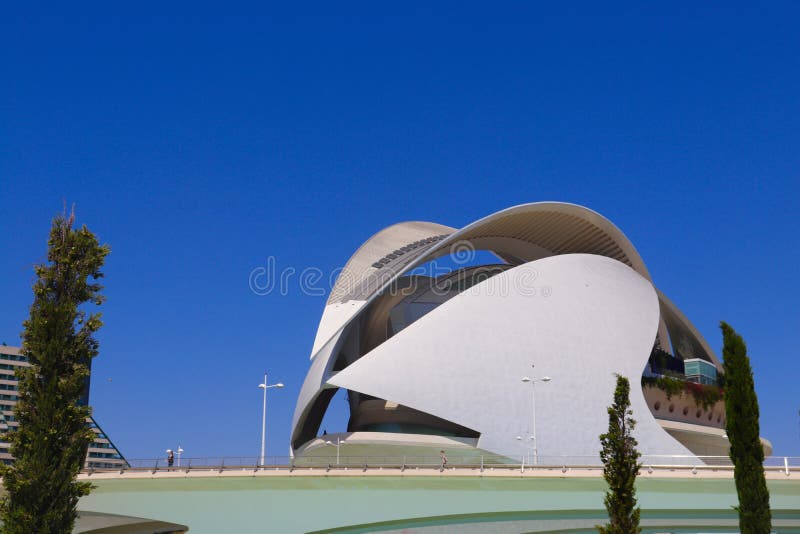 Ciutat de les Arts i les Ciències - Valencia royalty free stock image Ciutat de les Arts i les Ciències - Valencia royalty free stock image