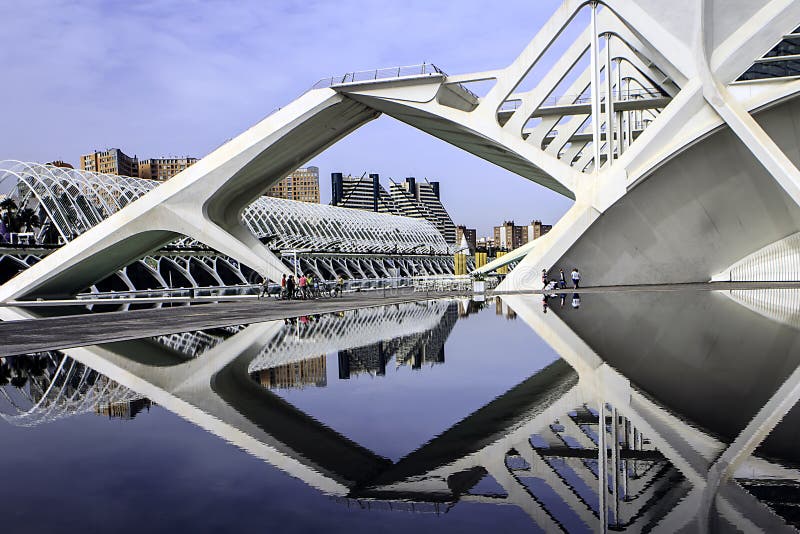 Ciutat DE les Arts i les Ciencies stock afbeelding Ciutat DE les Arts i les Ciencies stock afbeelding