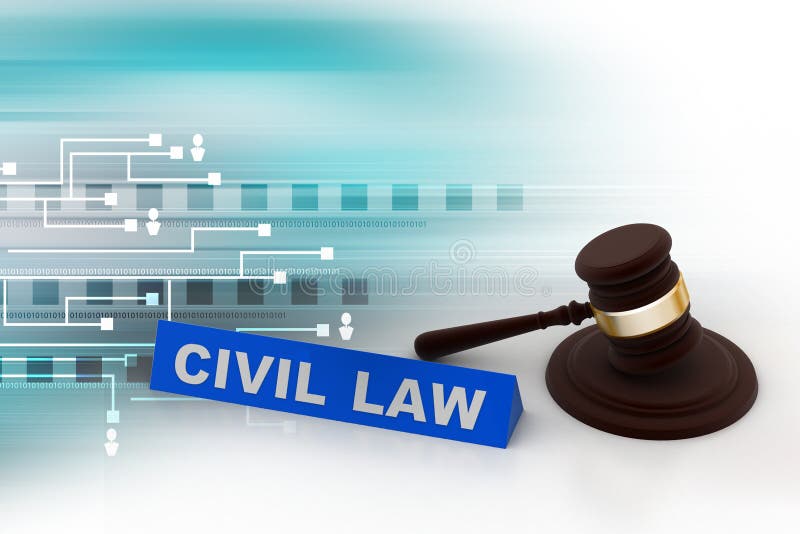 Civil law concept stock illustration. Illustration of authority 76014086