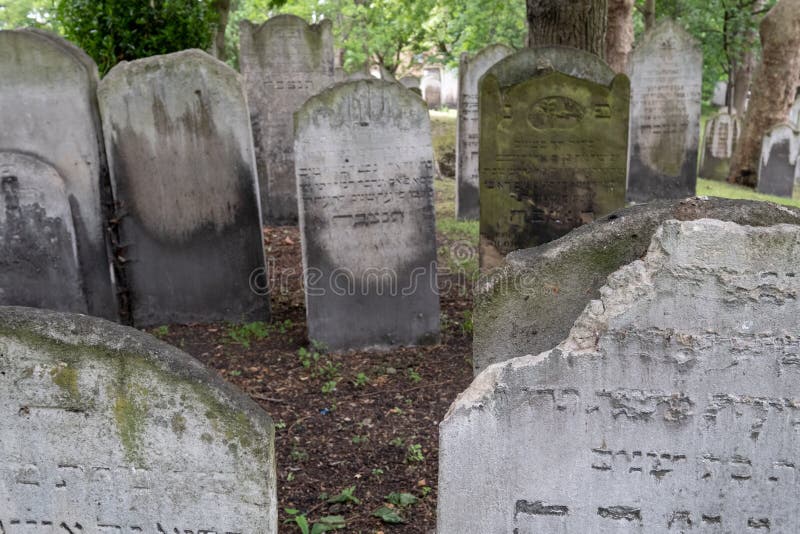 Ciérrese encima de la foto de la piedra sepulcral en el cementerio judío histórico en Brady Street, Whitechapel, Londres del este fotografía de archivo Ciérrese encima de la foto de la piedra sepulcral en el cementerio judío histórico en Brady Street, Whitechapel, Londres del este fotografía de archivo