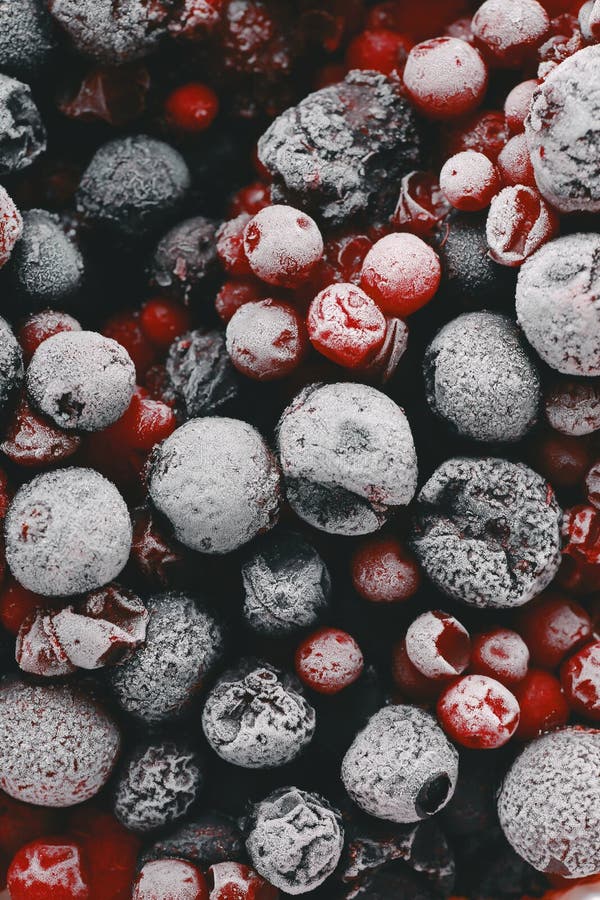 Ciérrese para arriba de la fruta mezclada congelada fotografía de archivo Ciérrese para arriba de la fruta mezclada congelada fotografía de archivo