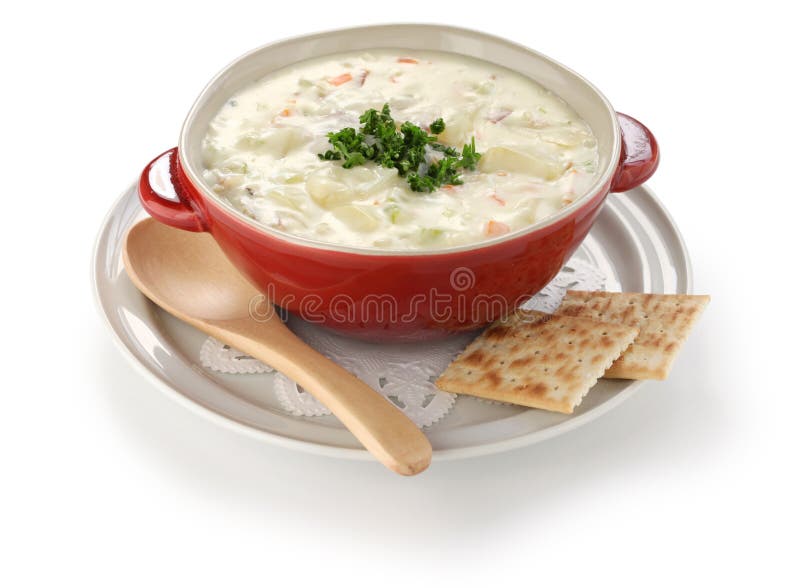 Chowder stock photo