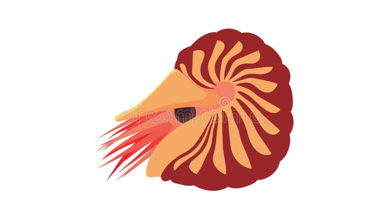 Clam icon animation stock illustration