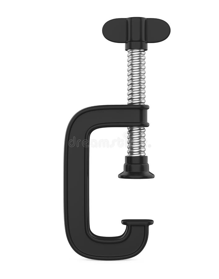 Clamp Compression Tool Isolated Stock Illustration Illustration of