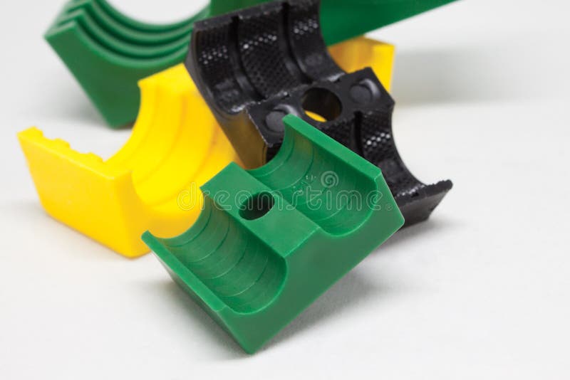 Metal Clamps for Use in Hoses and Pipes Stock Photo Image of