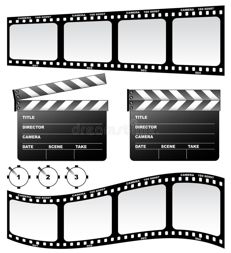 Clapboard and film