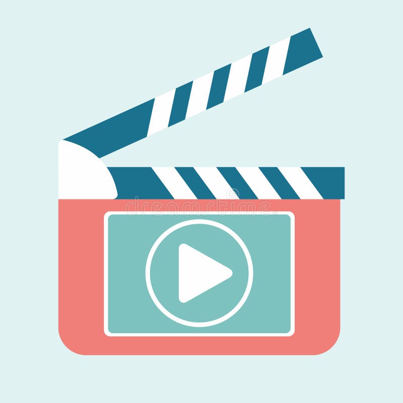 Clapperboard video do jogo ilustração royalty free Clapperboard video do jogo ilustração royalty free