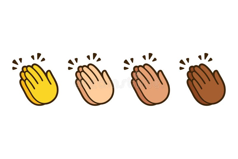 free clipart of hands clapping