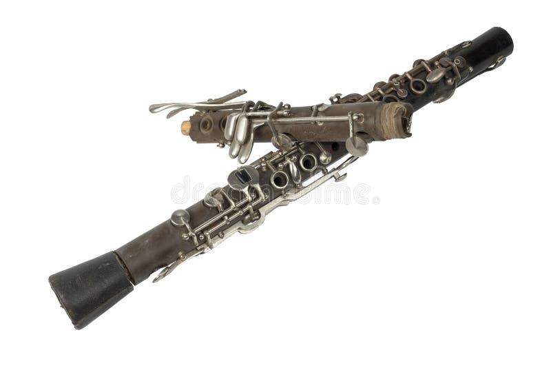 Usado No Fundo Branco Foto de Stock Imagem de musical