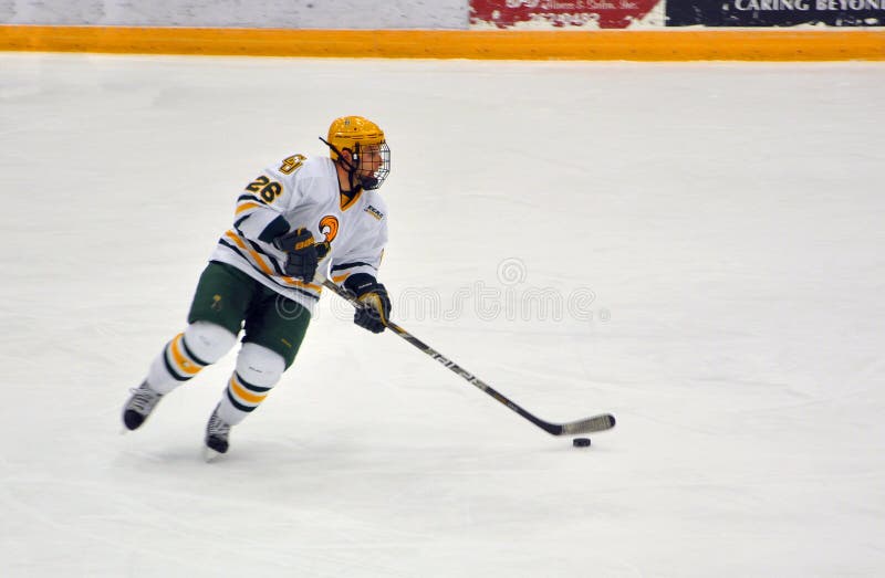 Clarkson University player in NCAA Hockey Ga