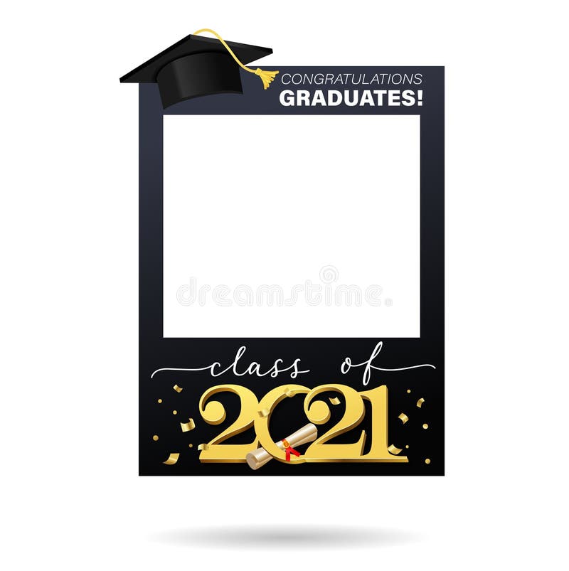Instant Download Digital Machine Embroidery Design 3 Sizes Class of 2021 Graduation Banner and Stars