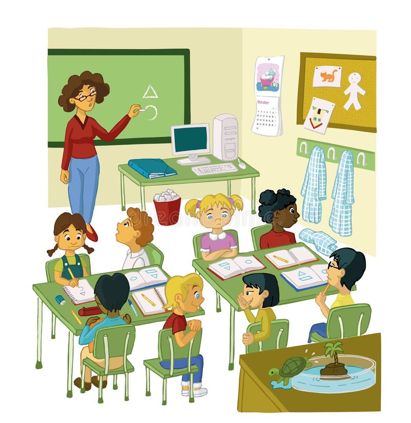 CLASSE PRIMARIA illustrazione vettoriale CLASSE PRIMARIA illustrazione vettoriale