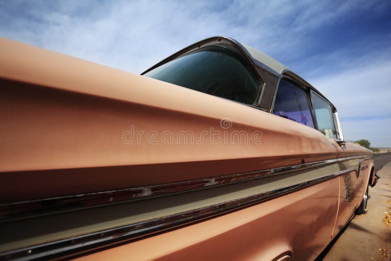 Classic American car from 1950s