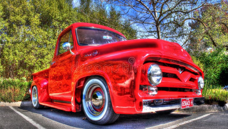 Classic American Ford Pick Up Truck Editorial Photo - Image of display ...