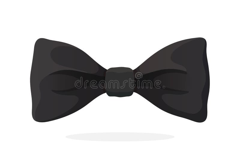 Premium Vector  Gentelman. the bow tie - black background for