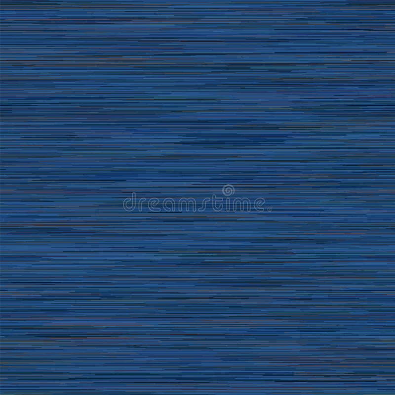 Dark blue denim marl seamless pattern. Jeans texture fabric textile  background. Vector cotton melange t shirt all over print with horizontal  stripe effect. Mottled blotched water ripple backdrop set. Stock Vector