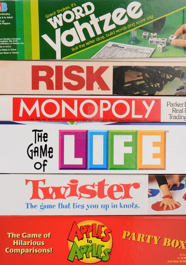Classic Board Games Closeup