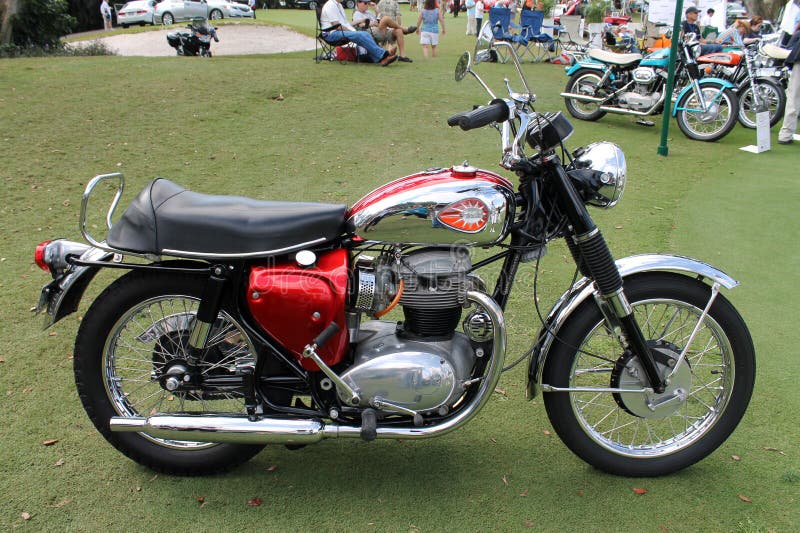 Classic british vincent motorcycle