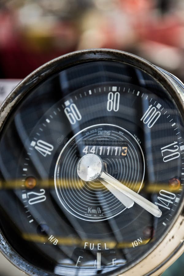 Classic Car Dashboard Clock Stock Photo Image of metal, show 30769584