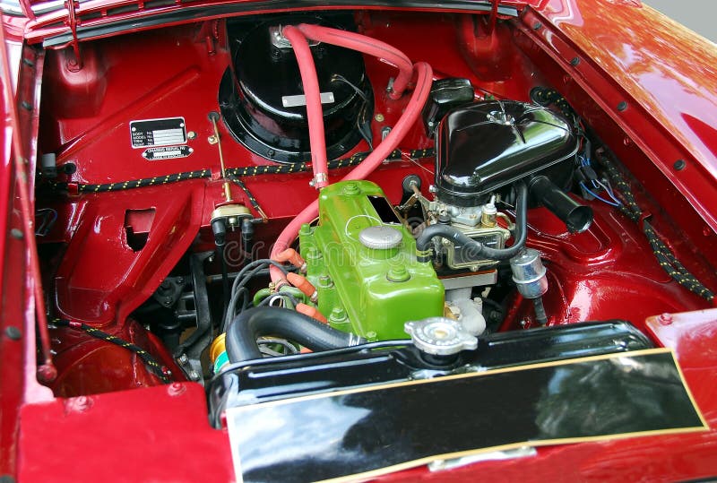 Classic Car Engine Picture. Image 5485996