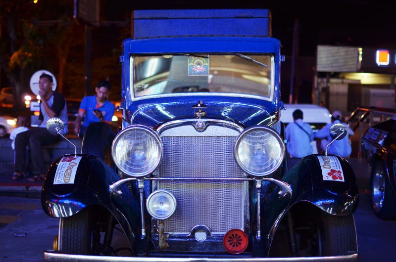 Classic Car Front View editorial stock photo. Image of event - 153783133