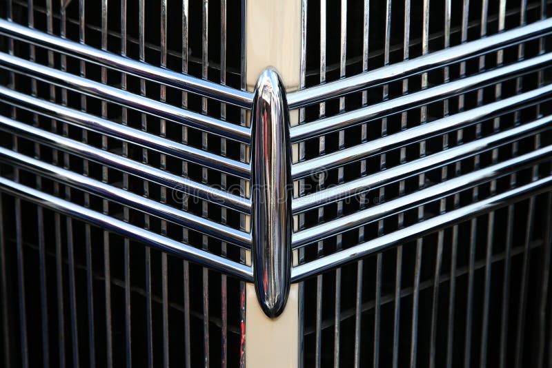 Classic car grill stock photo. Image of engine, grill 6350798