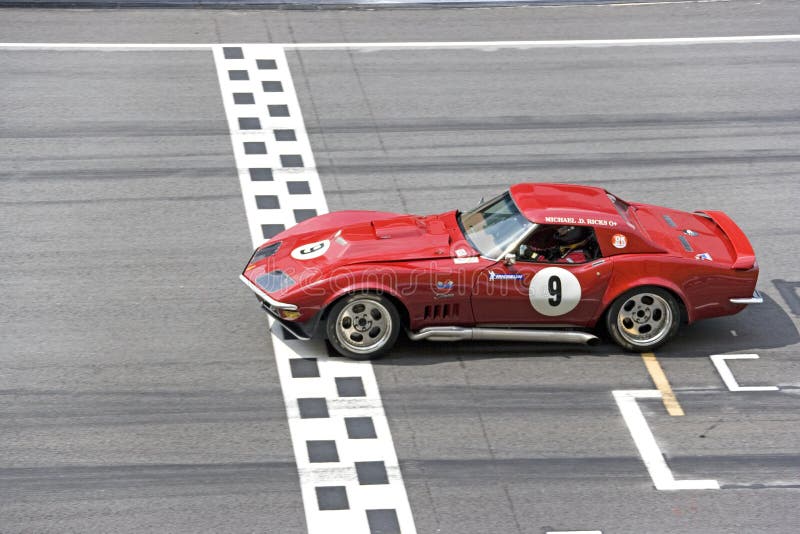 Classic Car Race editorial stock image. Image of acceleration 4910059